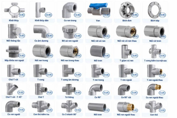 Phụ tùng ống upvc