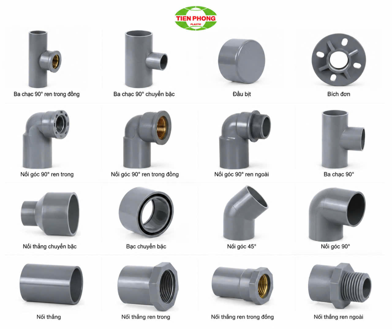 Phụ kiện upvc tiền phong