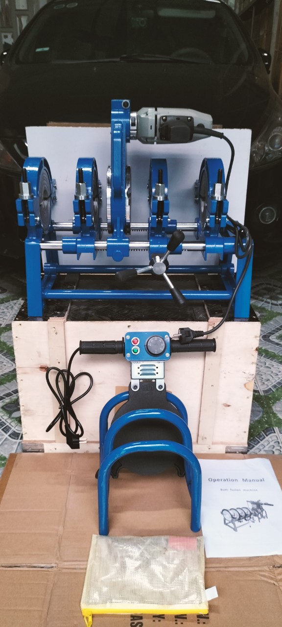 Máy hàn HDPE, máy hàn nối Đầu 160, 200, 250